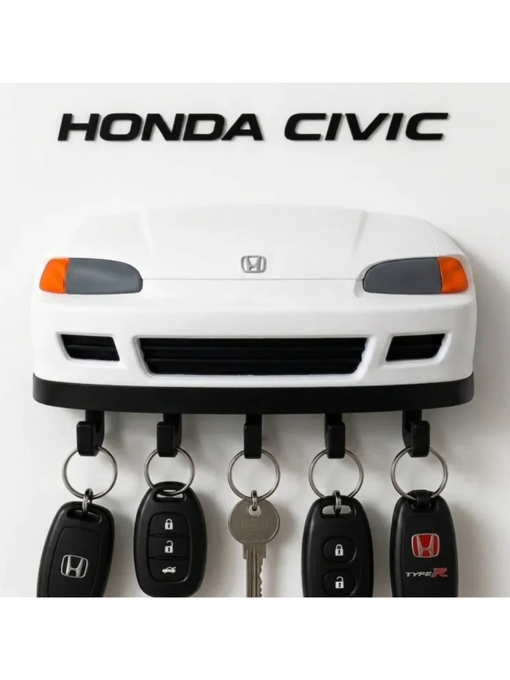 Honda Civic Key Hanger , Key Holder, Wall Decor, Dad Gift, Luxury, Drift, JDM